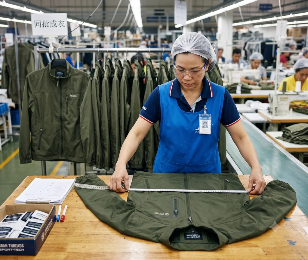 final garment quality inspection