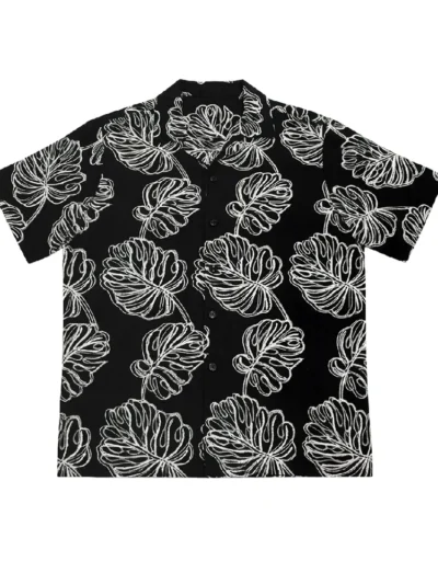 men's floral print slim fit shirt | urban casual supplier