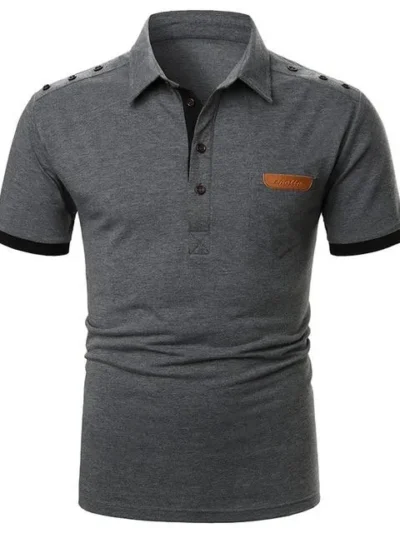 100% 纯棉素色Polo衫 | 定制Logo服装供应商