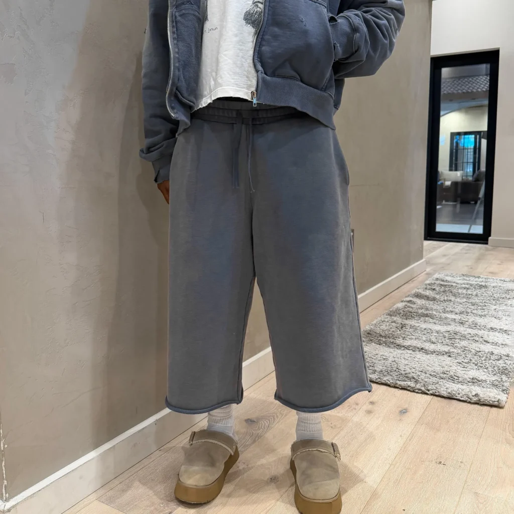 men's custom printed washed casual pants | vintage streetwear supplier