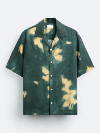 men's vintage graphic print hawaiian shirt | casualwear supplier
