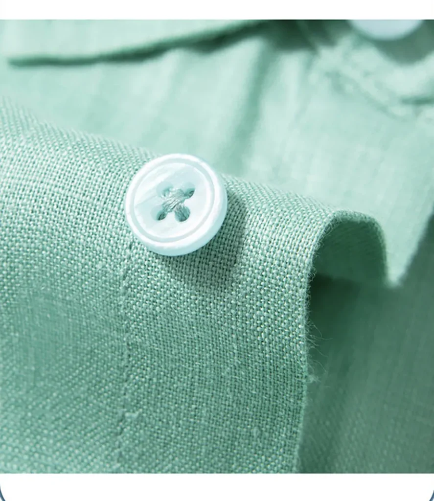 men's linen cotton twill shirt | long sleeve casual supplier