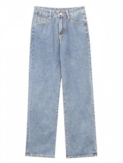 women's high rise wide leg jeans | quick dry functional denim supplier