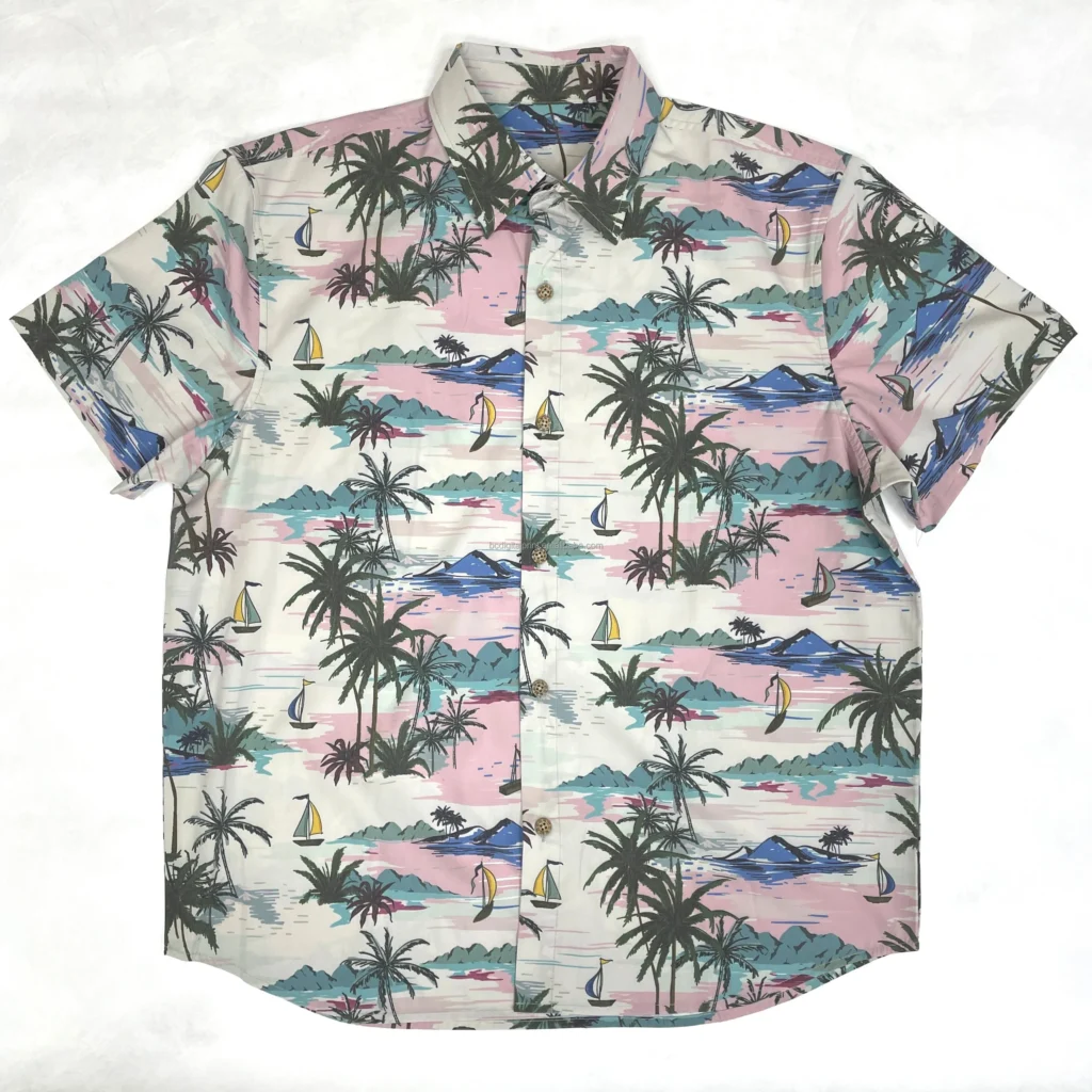 chemise hawaïenne à manches courtes et imprimé intégral pour homme | fournisseur de vêtements sur mesure