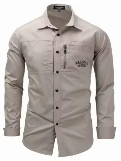 chemise Ă manches longues en coton pour homme | fabricant de marques de distributeur