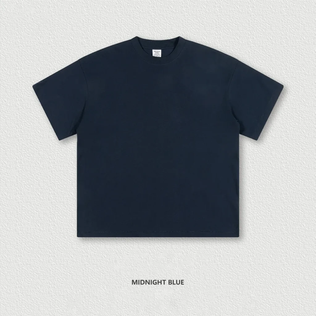 T-shirt à col rond en coton avec imprimé graphique 100% pour homme | Fournisseur de vêtements streetwear