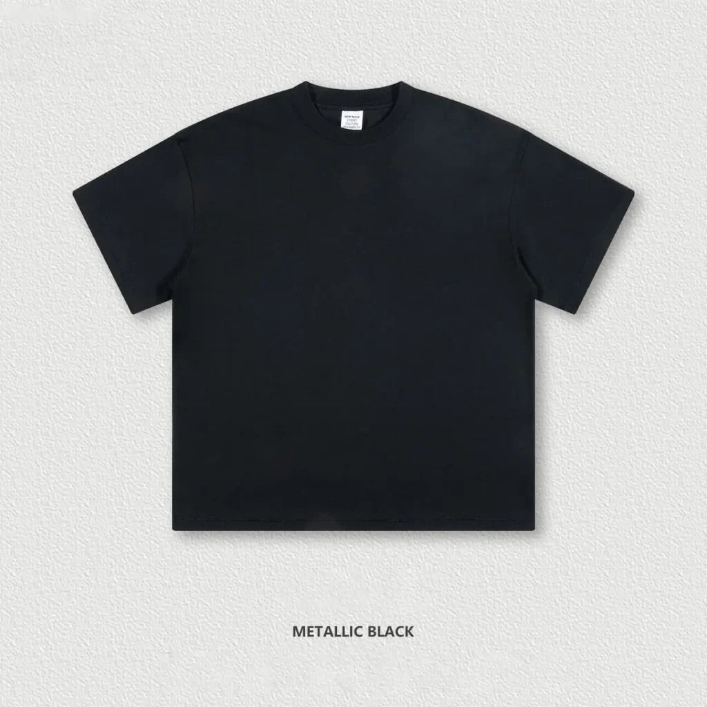 T-shirt à col rond en coton avec imprimé graphique 100% pour homme | Fournisseur de vêtements streetwear