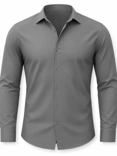 men's linen cotton twill shirt | long sleeve casual supplier