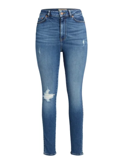 women's plus size washed skinny jeans | distressed denim supplier