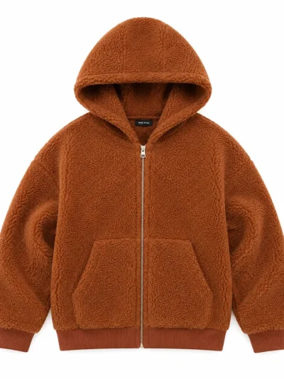 veste en polaire sherpa pour femme | fabricant OEM de vêtements de plein air