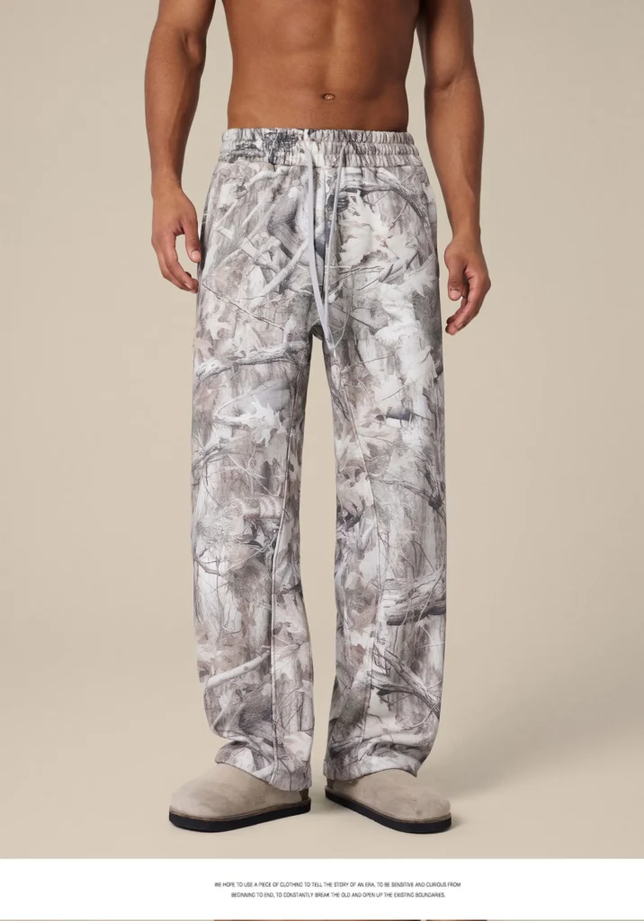 men's relaxed camouflage cargo pants | outdoor casual supplier