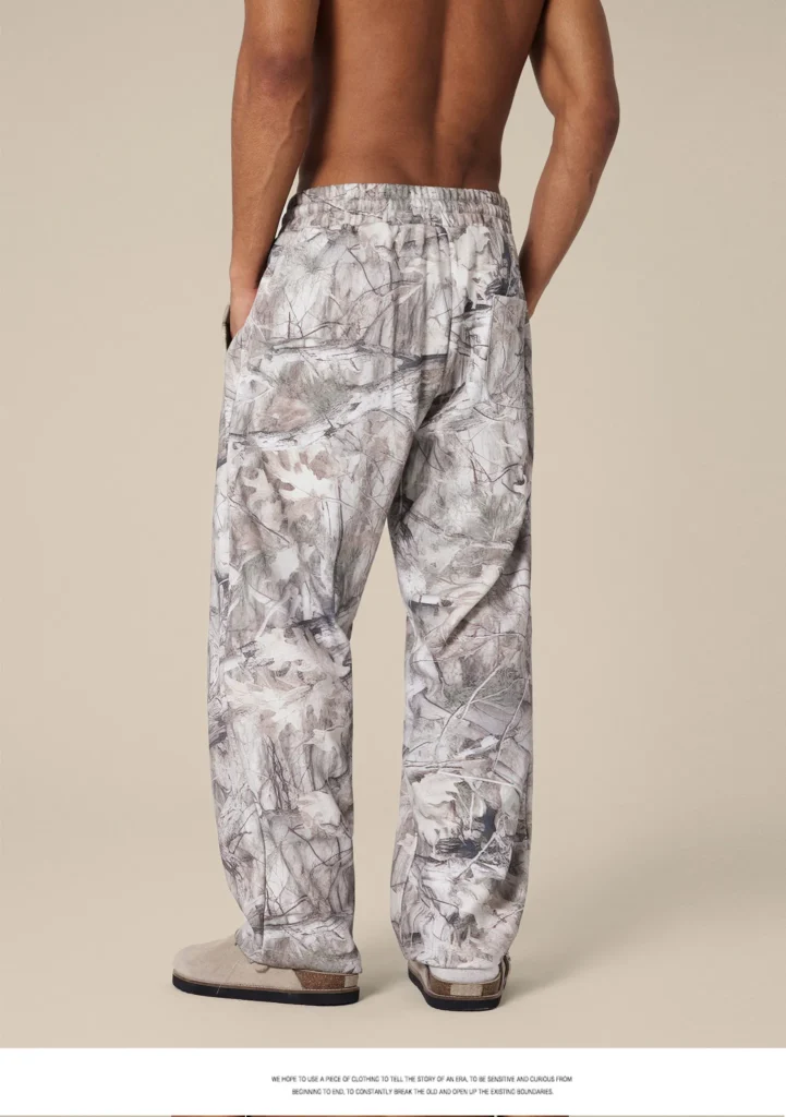 men's relaxed camouflage cargo pants | outdoor casual supplier