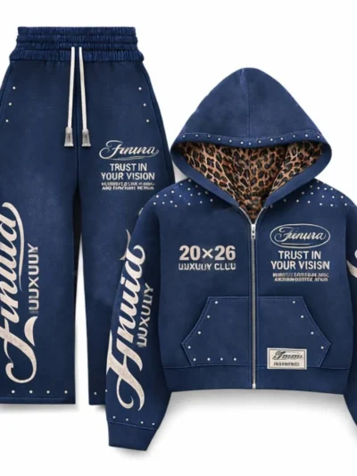Ensemble homme composé d'un sweat à capuche et d'un pantalon de jogging en coton délavé à l'acide | Fournisseur de streetwear vintage