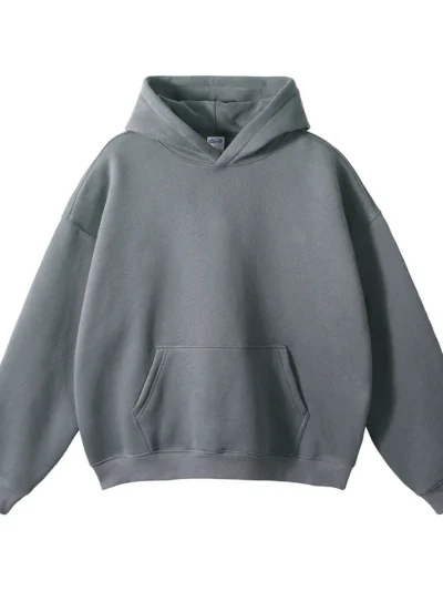 unisex oversized cotton hoodie jogger set | custom logo supplier