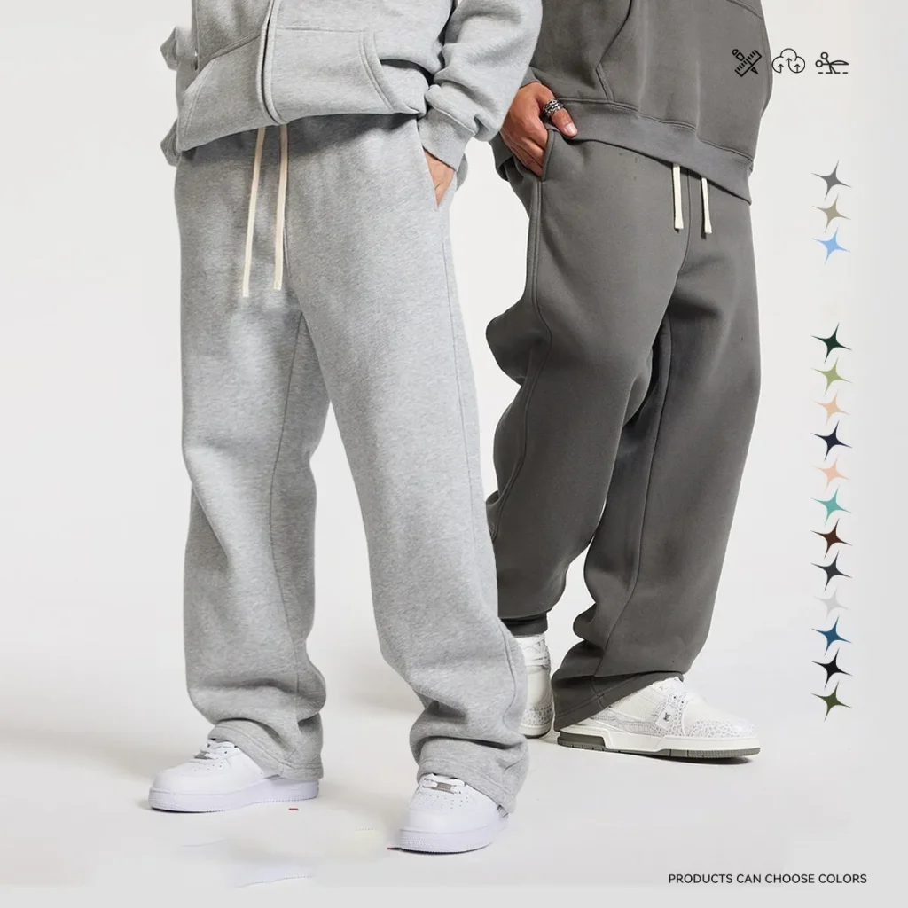 men's blank fleece jogger pants | custom printed streetwear supplier