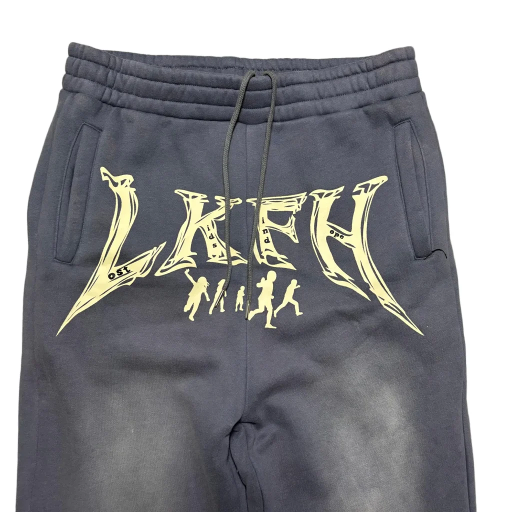 heavyweight cotton straight leg sweatpants | custom screen printed streetwear supplier