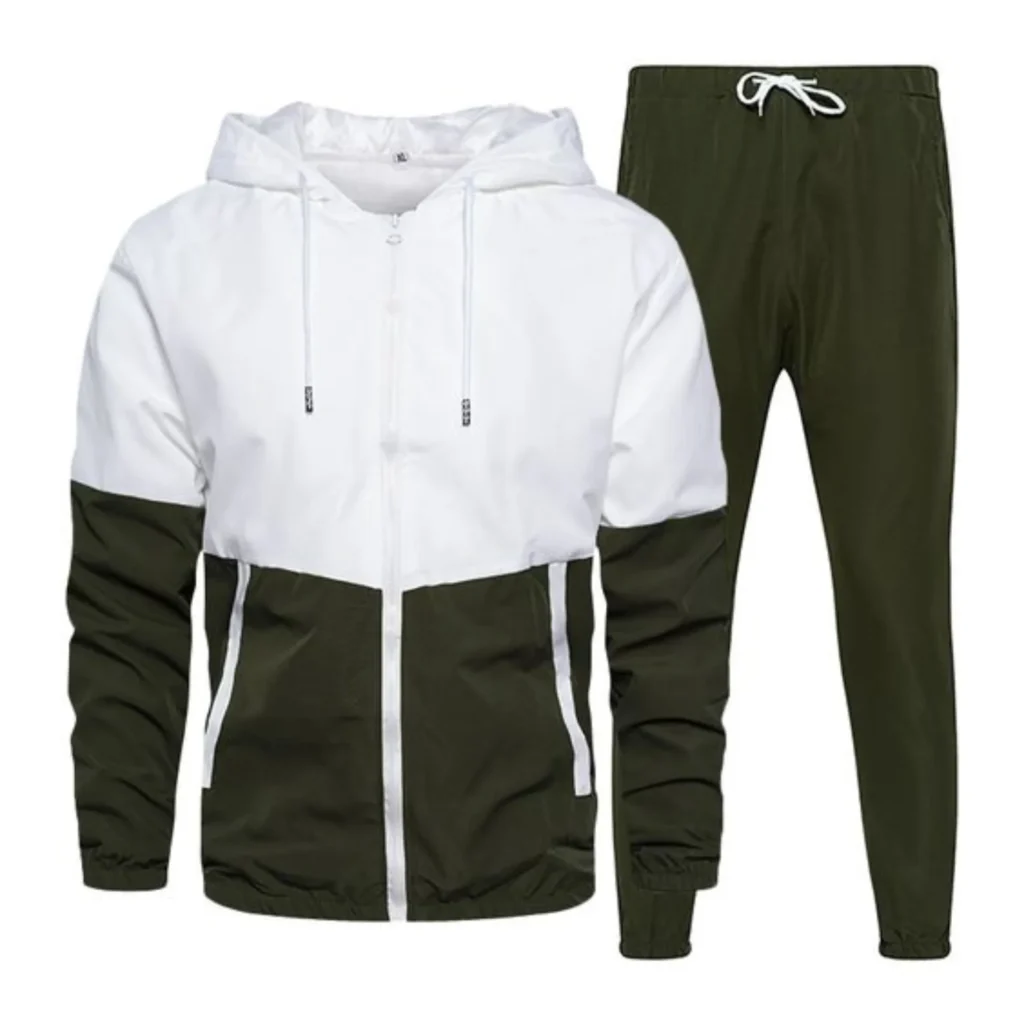 Conjunto de sudadera con capucha y pantalones de chándal de felpa gruesa para hombre | Proveedor de ropa urbana de marca propia